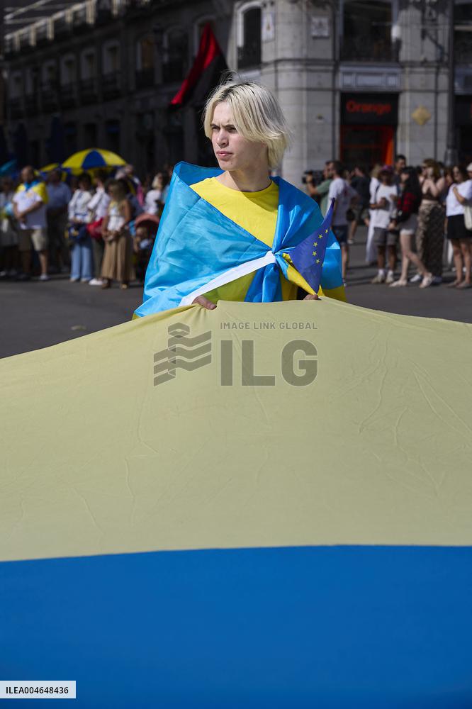 Ukrainian Independence Day in Madrid - Spain