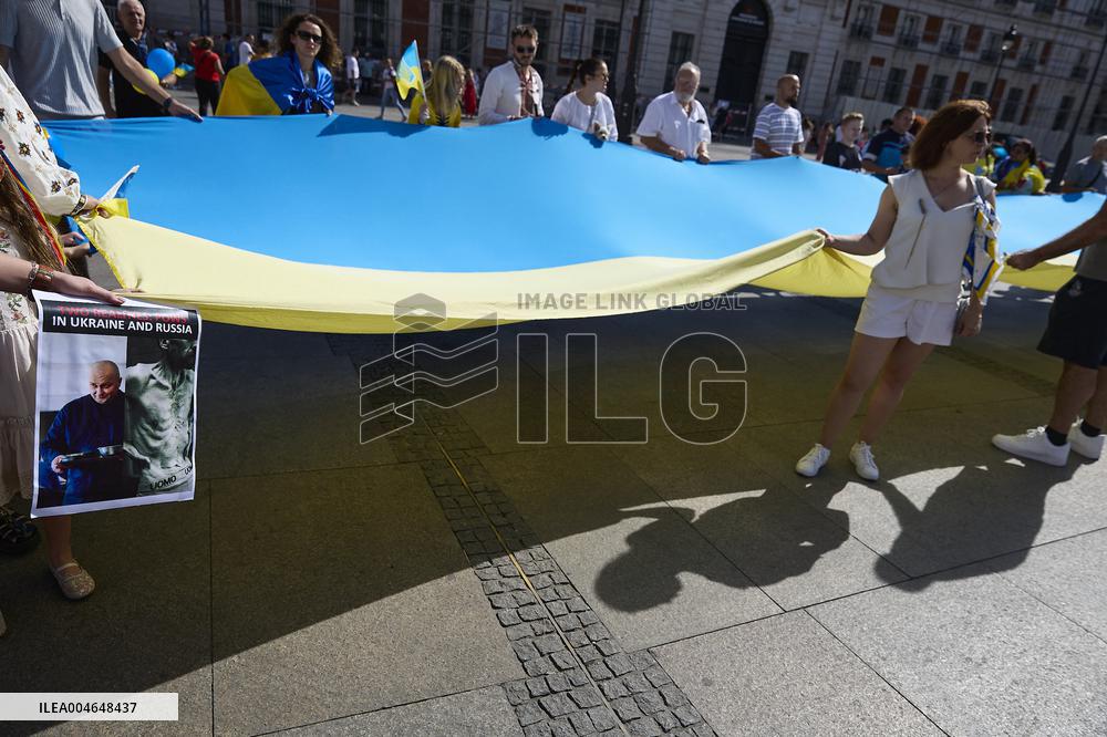 Ukrainian Independence Day in Madrid - Spain
