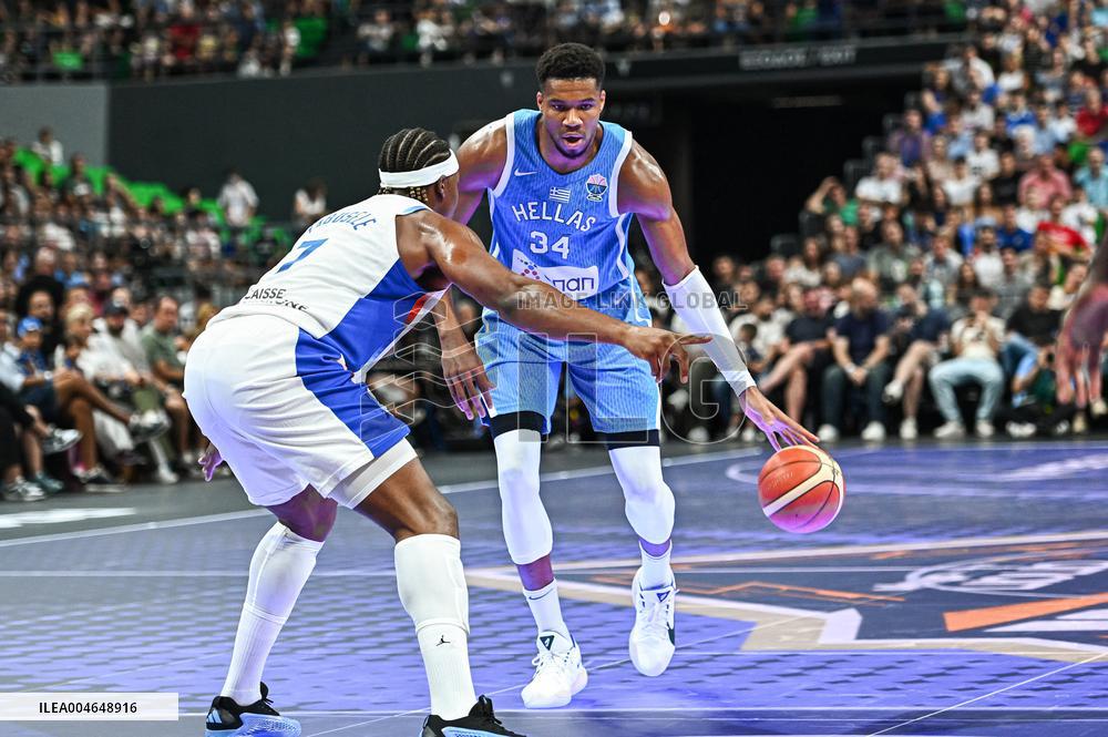 BASKET - Amichevole - Greece vs France