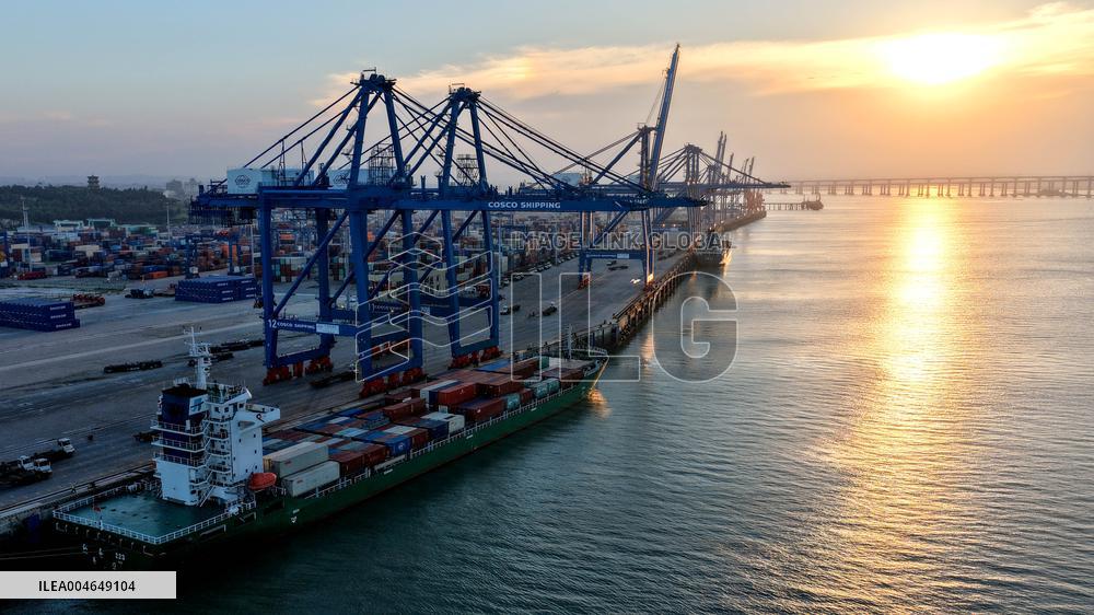 Quanzhou Port Shihu Port Area Container Trade