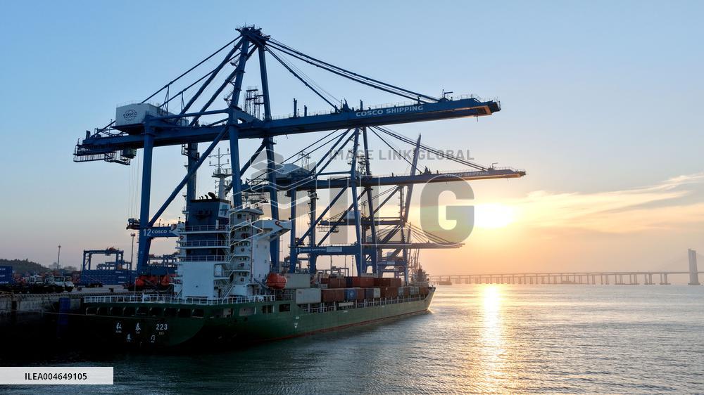 Quanzhou Port Shihu Port Area Container Trade