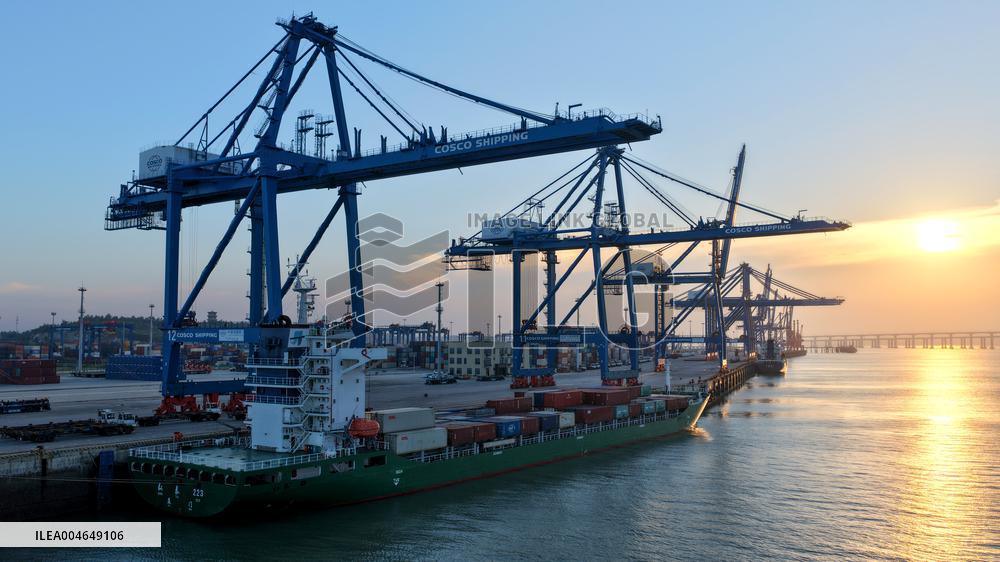 Quanzhou Port Shihu Port Area Container Trade