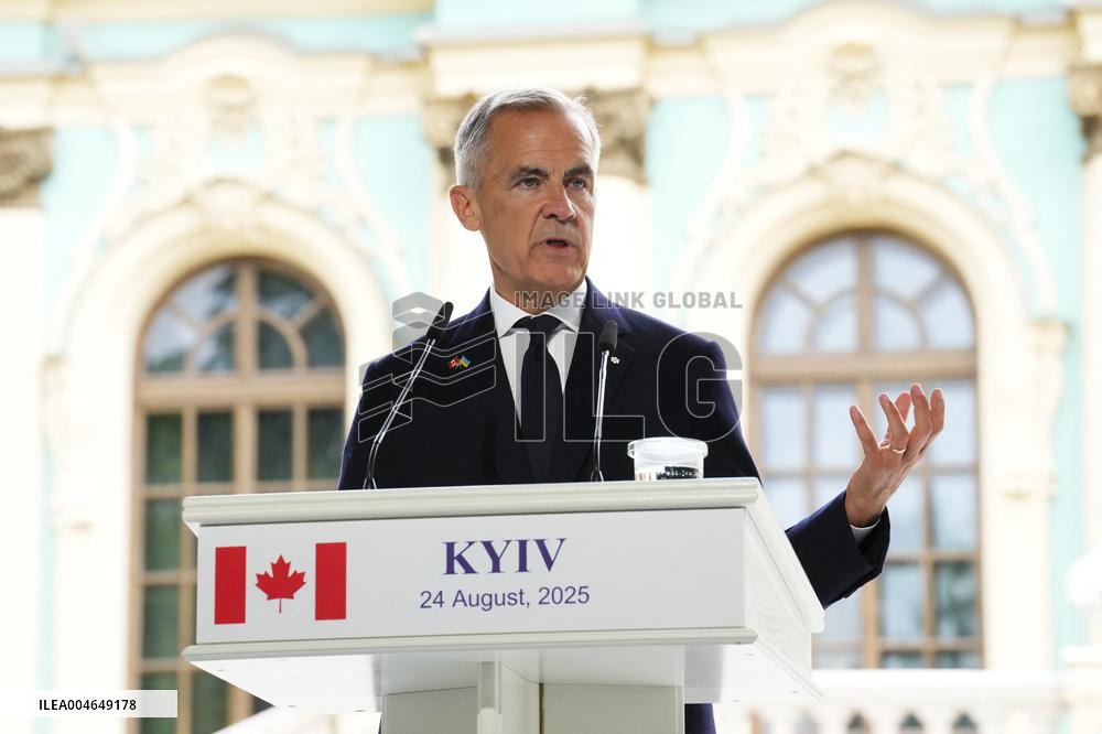 Mark Carney Visit To Ukraine