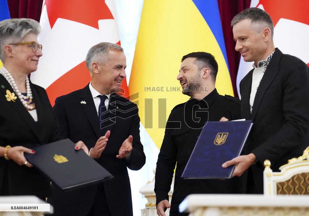 Mark Carney Visit To Ukraine