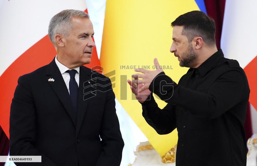 Mark Carney Visit To Ukraine