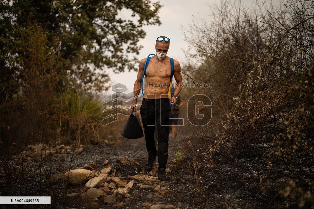 Wildfires Drive Evacuations in Leon