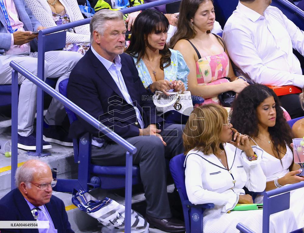 US Open - Celebs In The Stands