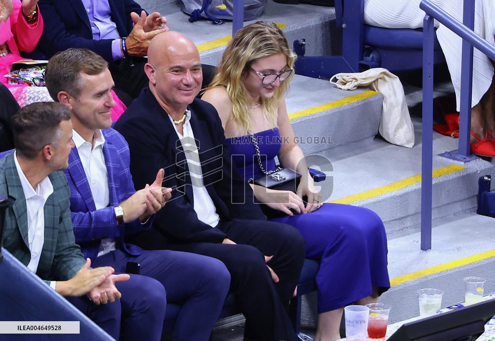 US Open - Celebs In The Stands