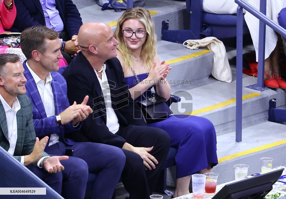 US Open - Celebs In The Stands