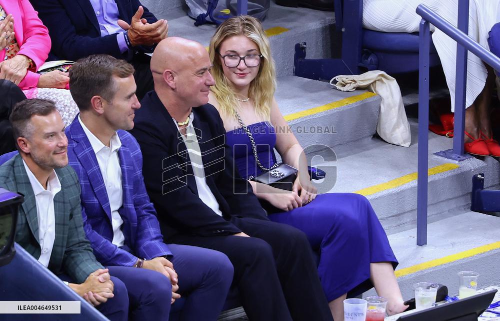 US Open - Celebs In The Stands