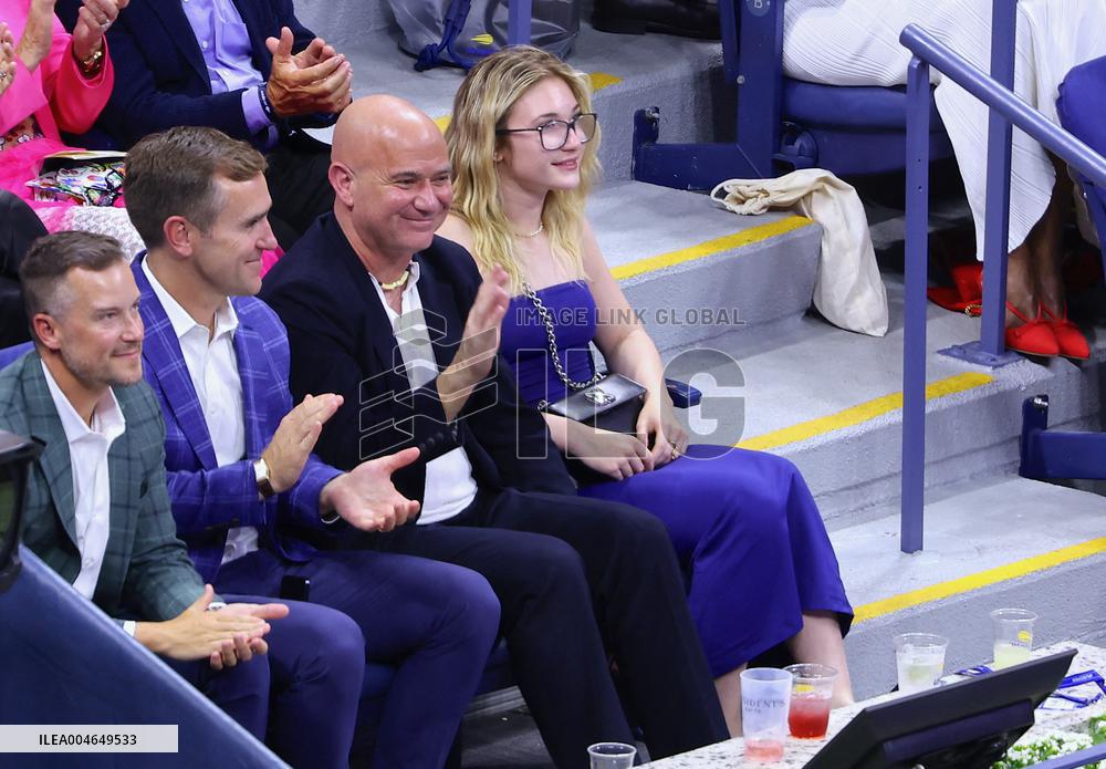 US Open - Celebs In The Stands