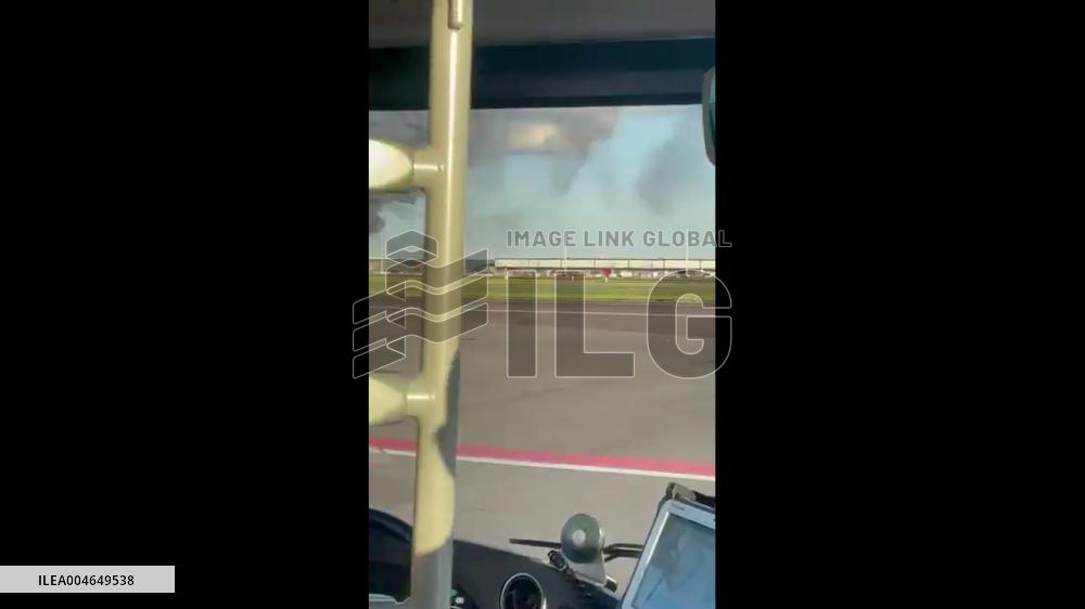 Netherlands: Massive Warehouse Fire Erupts Near Amsterdam Schiphol Airport