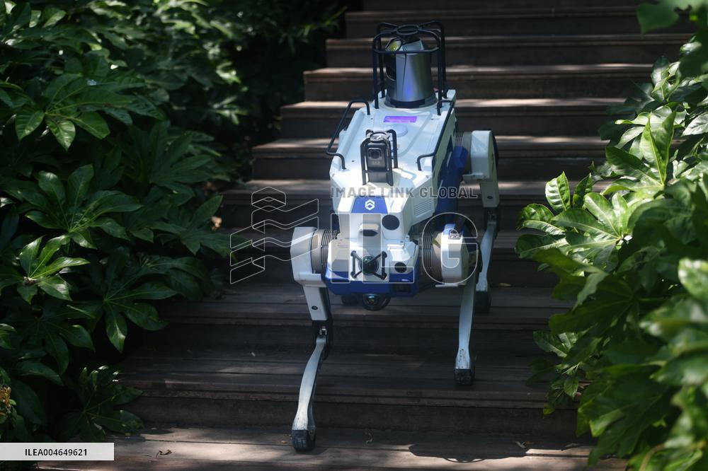 Intelligent Robot Police Dog