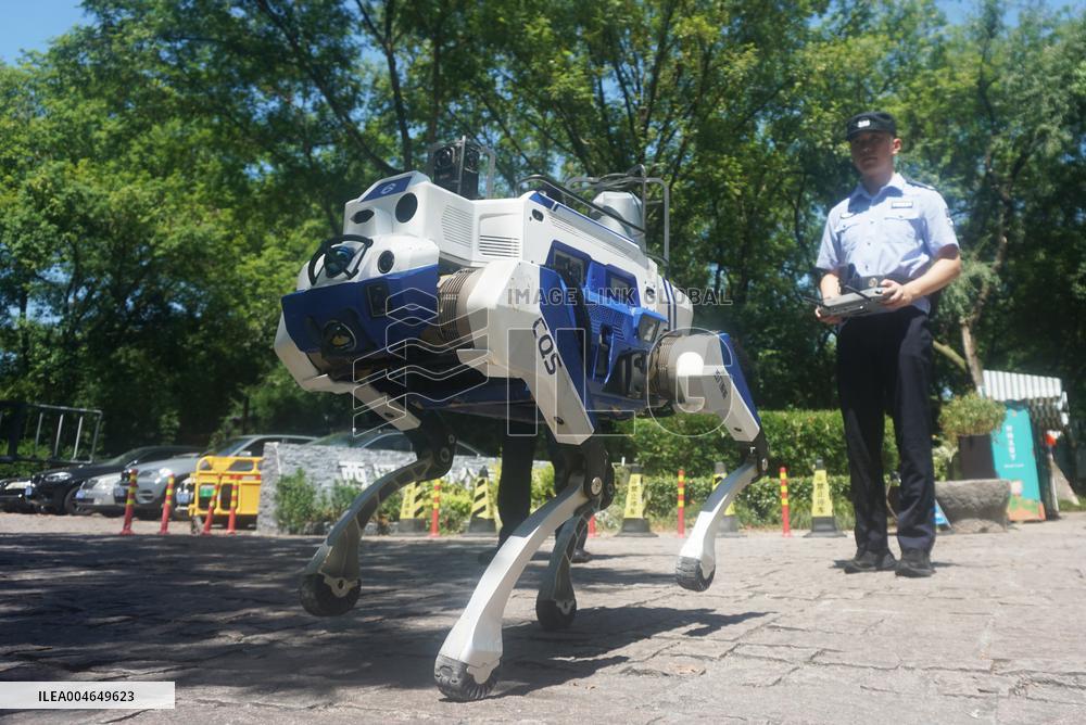 Intelligent Robot Police Dog