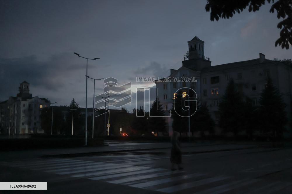 No Electricity in Kramatorsk After The Russian Attack - Ukraine