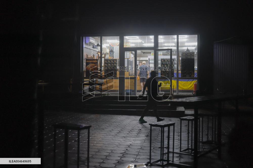 No Electricity in Kramatorsk After The Russian Attack - Ukraine