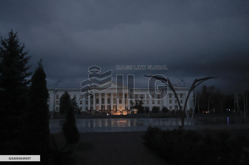 No Electricity in Kramatorsk After The Russian Attack - Ukraine