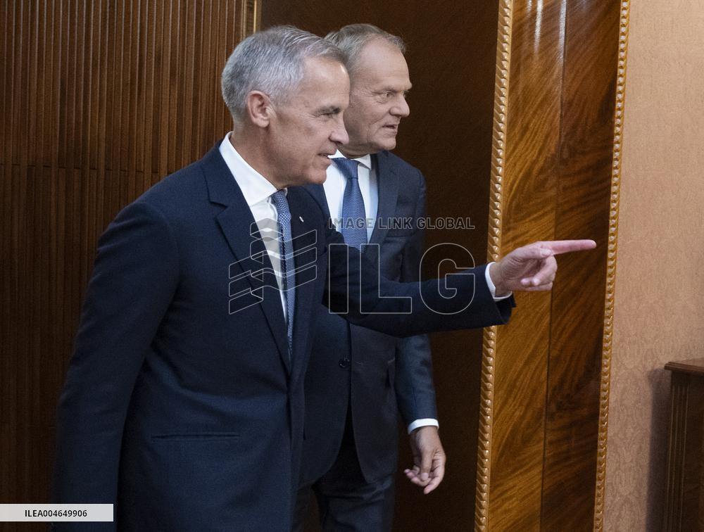 Canadian PM Carney Meets Polish PM Tusk - Warsaw