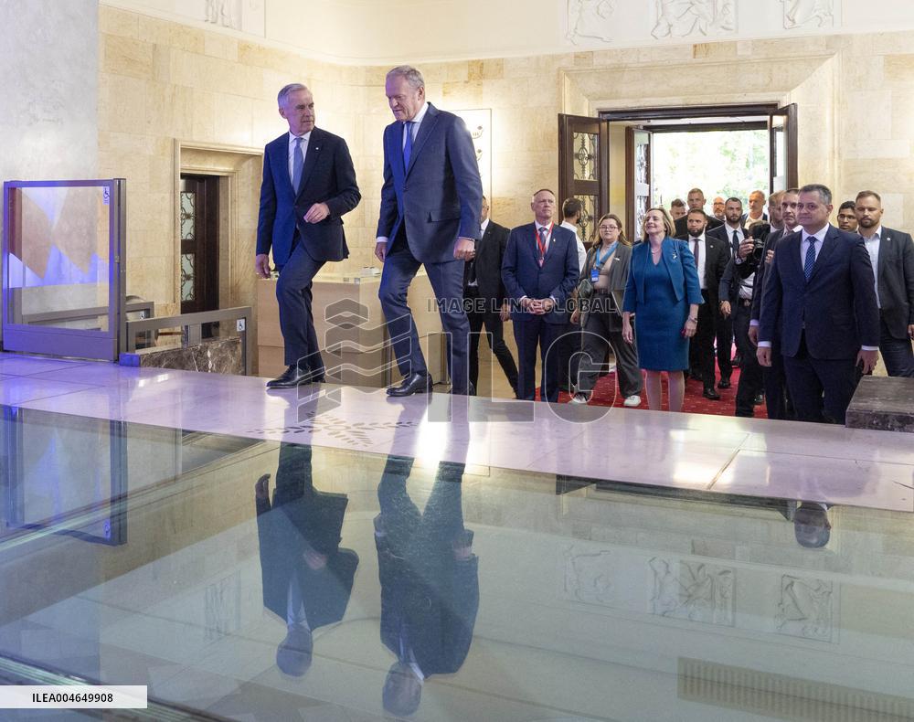 Canadian PM Carney Meets Polish PM Tusk - Warsaw