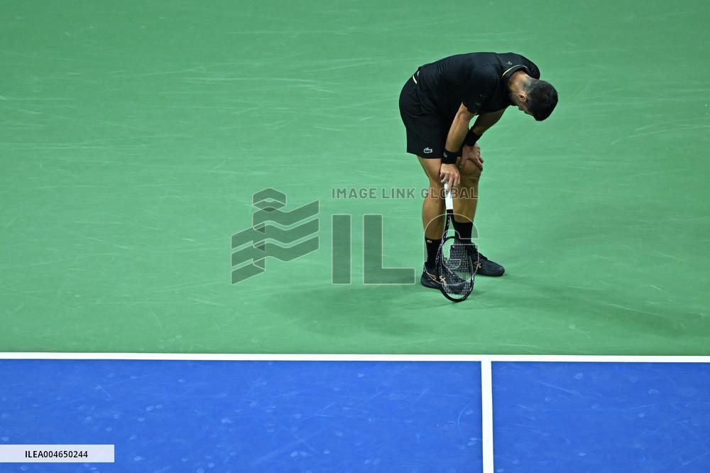 2025 US Open Tennis - Day 1 - Novak Djokovic Vs Learner Tien