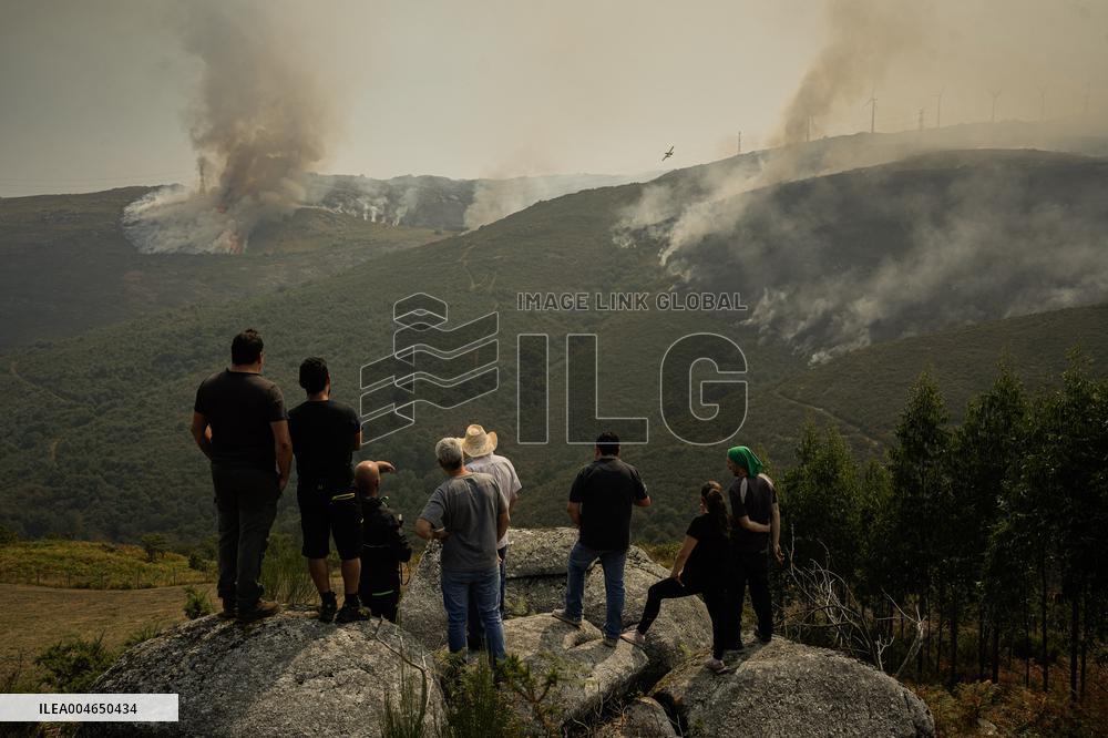 Wildfires Rage in Spain