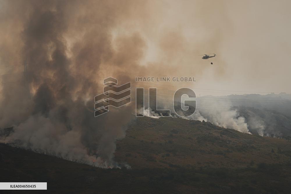 Wildfires Rage in Spain