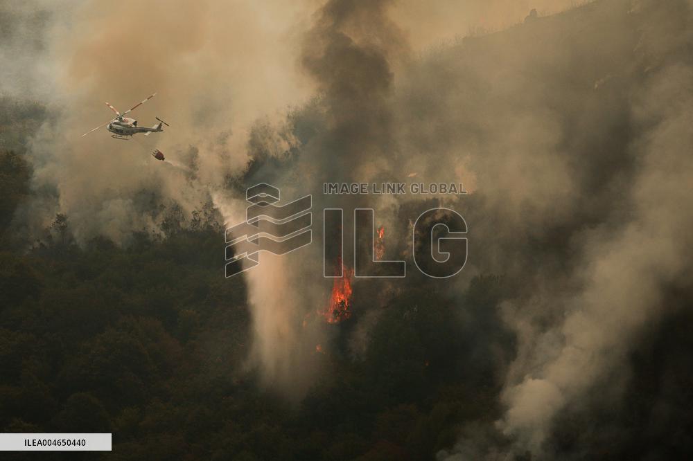 Wildfires Rage in Spain