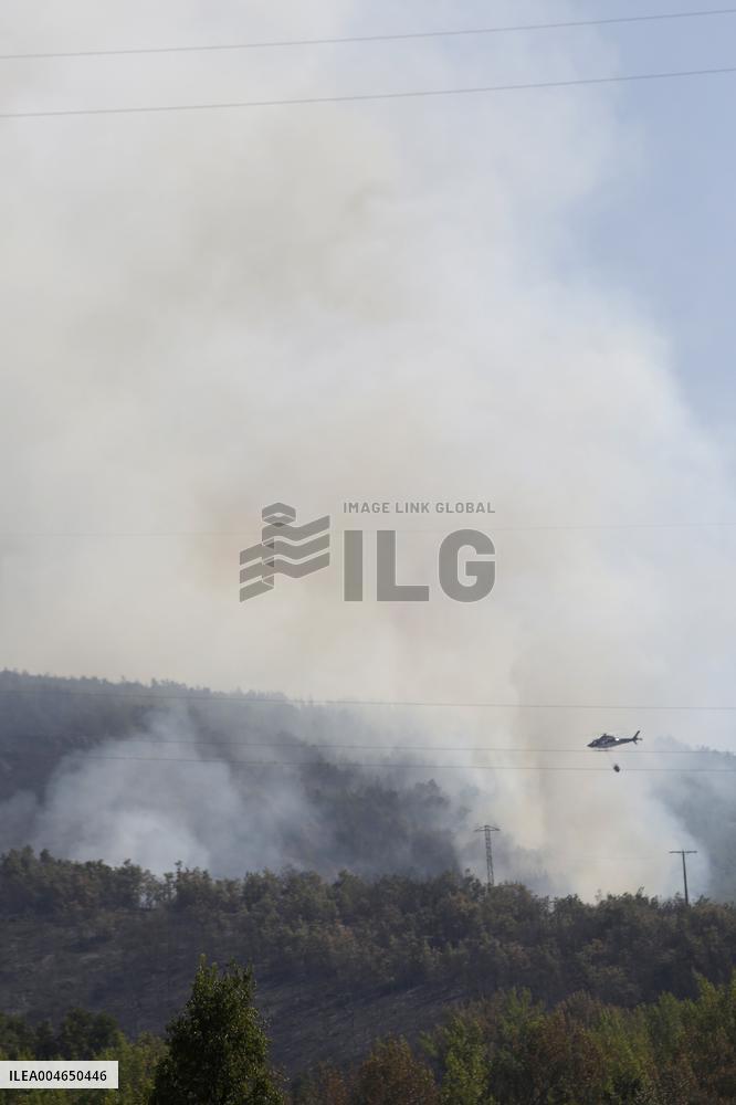 Wildfires Rage in Spain