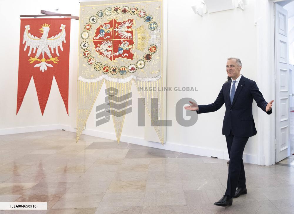 Canadian PM Carney Meets Polish PM Tusk - Warsaw