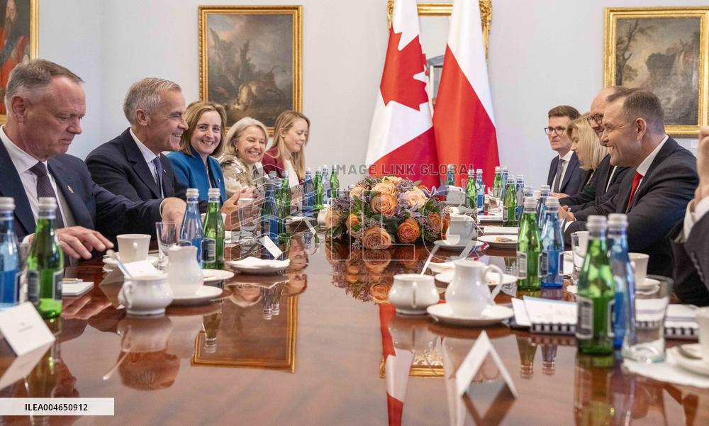Canadian PM Carney Meets Polish PM Tusk - Warsaw