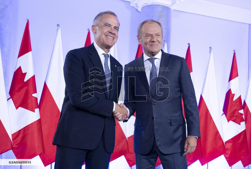 Canadian PM Carney Meets Polish PM Tusk - Warsaw