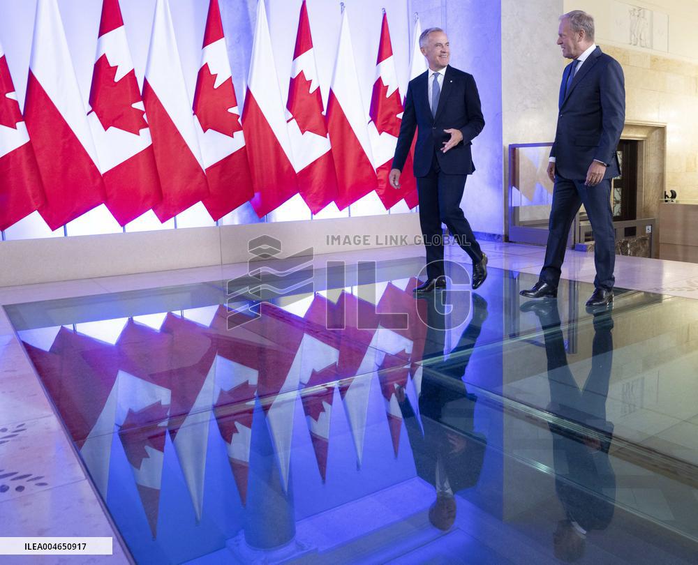 Canadian PM Carney Meets Polish PM Tusk - Warsaw