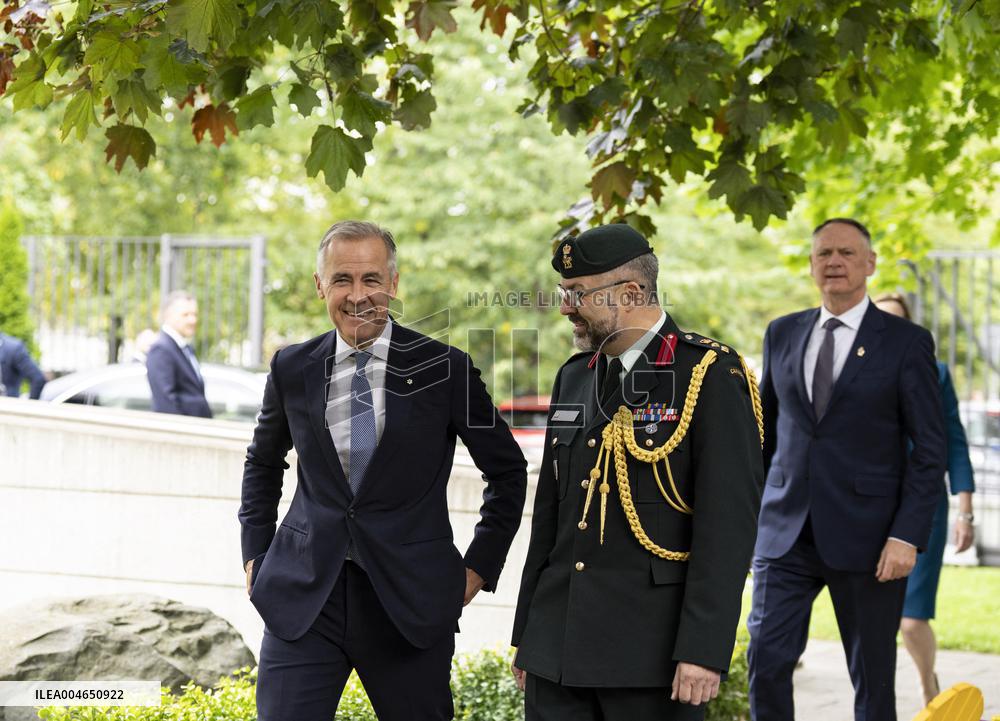 Canadian PM Carney Meets Polish PM Tusk - Warsaw