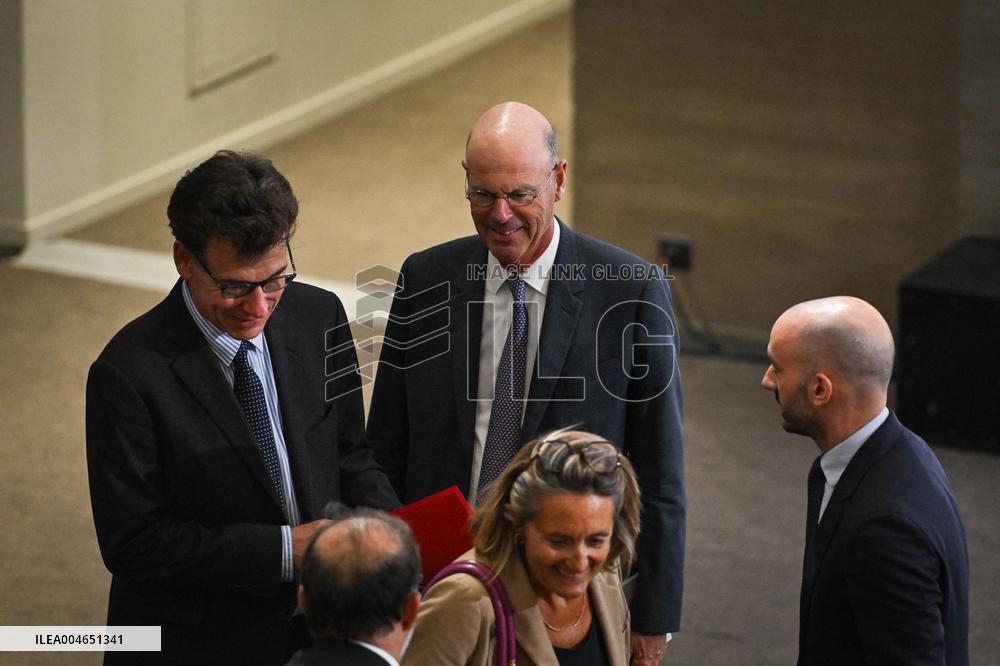 French PM Francois Bayrou presser in Paris FA