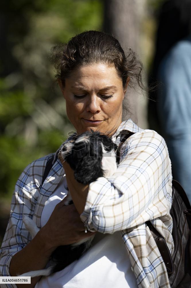 CROWN PRINCESS IN BJÖRNLANDETA NATURE RESERVE