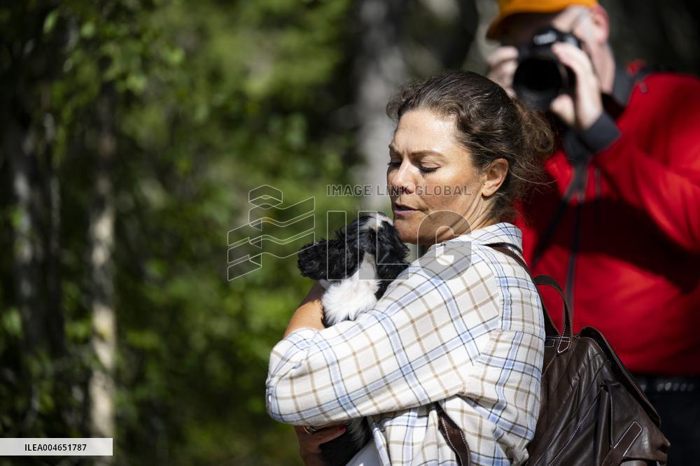 CROWN PRINCESS IN BJÖRNLANDETA NATURE RESERVE