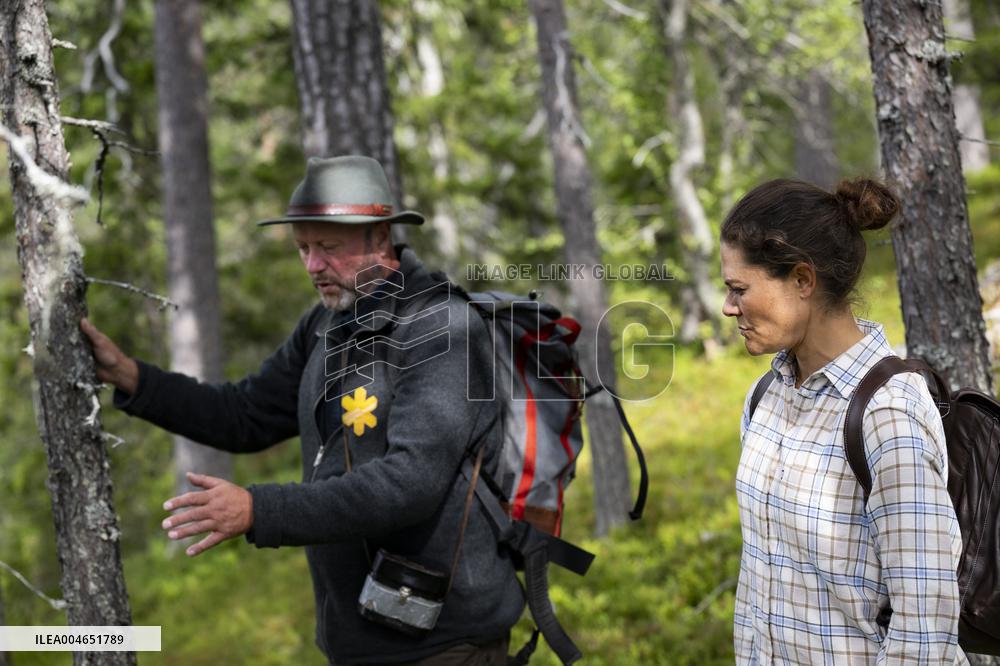 CROWN PRINCESS IN BJÖRNLANDETA NATURE RESERVE