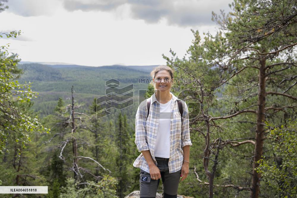 CROWN PRINCESS IN BJÖRNLANDETA NATURE RESERVE