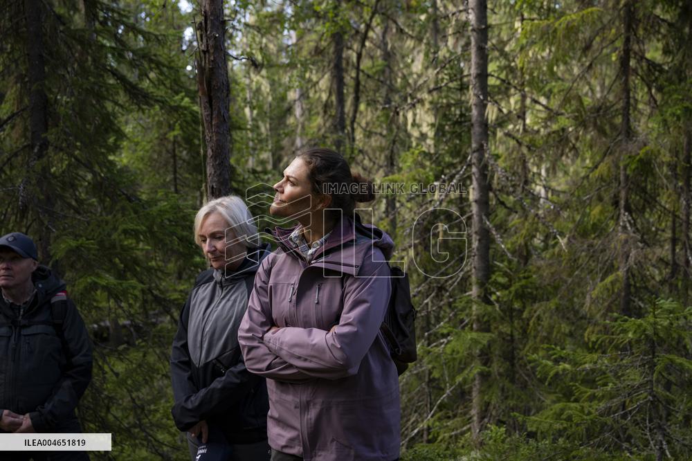 CROWN PRINCESS IN BJÖRNLANDETA NATURE RESERVE