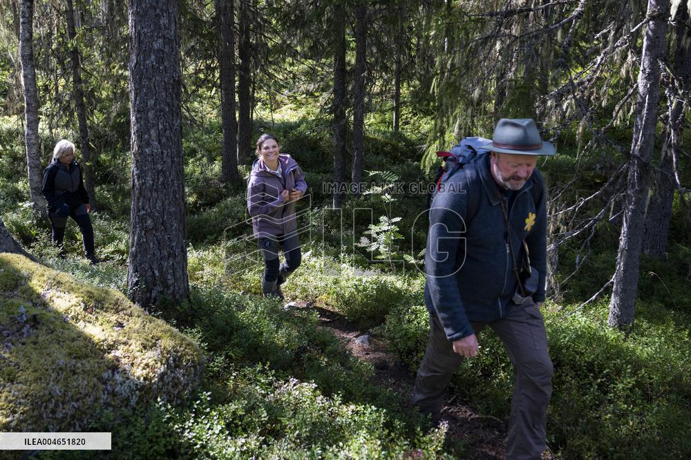 CROWN PRINCESS IN BJÖRNLANDETA NATURE RESERVE
