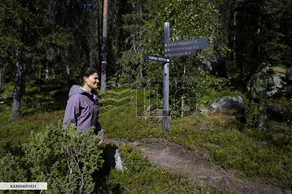 CROWN PRINCESS IN BJÖRNLANDETA NATURE RESERVE