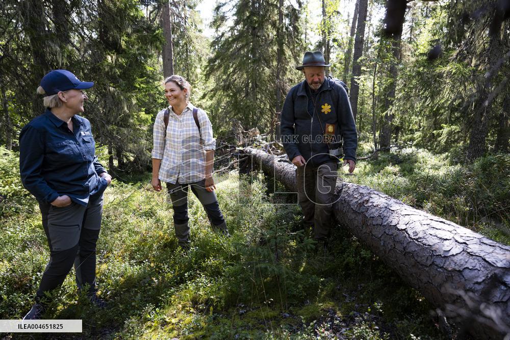 CROWN PRINCESS IN BJÖRNLANDETA NATURE RESERVE