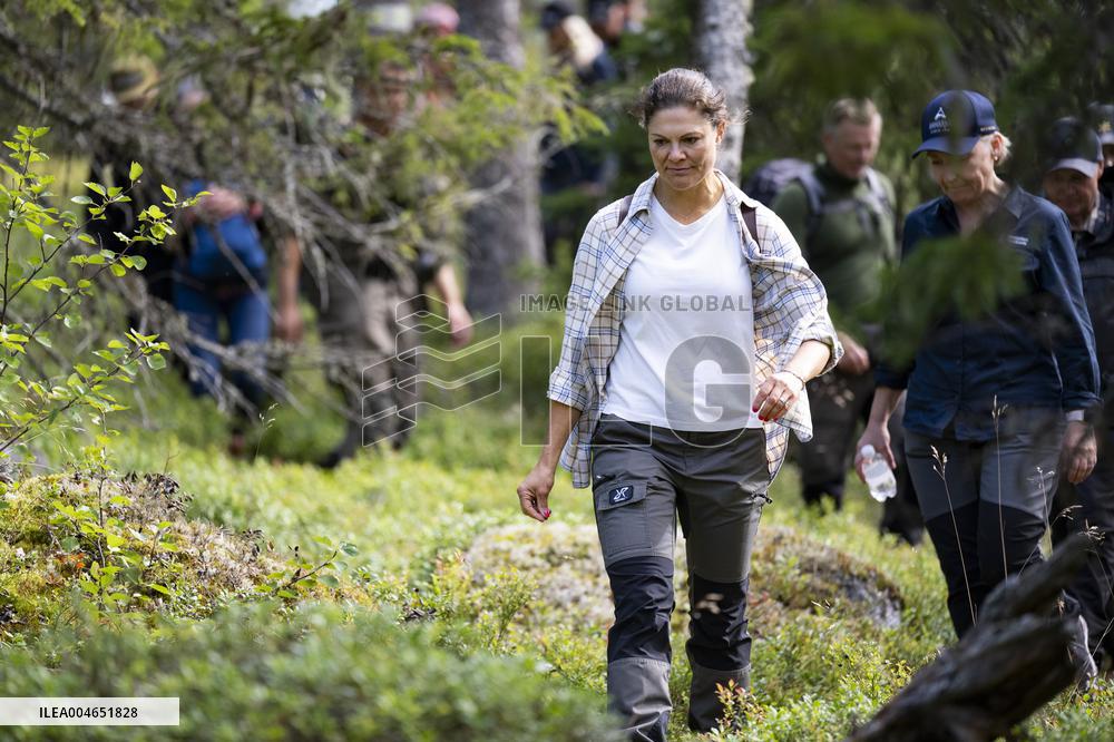 CROWN PRINCESS IN BJÖRNLANDETA NATURE RESERVE
