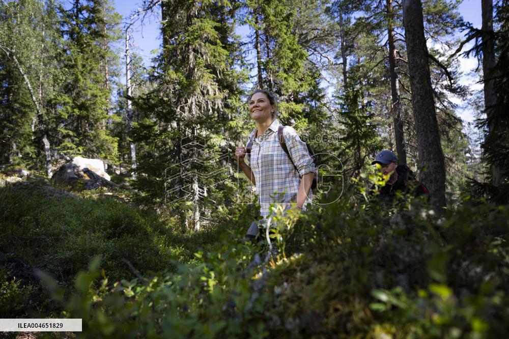 CROWN PRINCESS IN BJÖRNLANDETA NATURE RESERVE