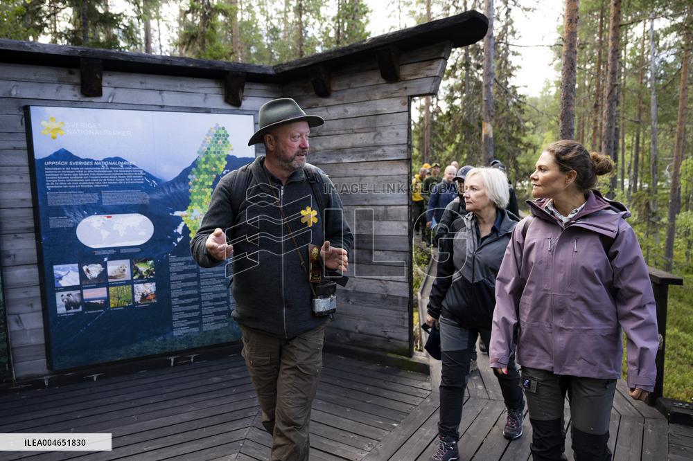 CROWN PRINCESS IN BJÖRNLANDETA NATURE RESERVE