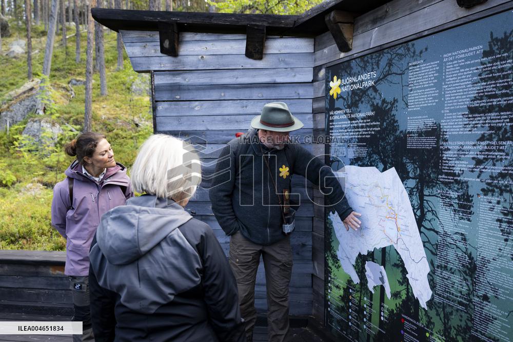 CROWN PRINCESS IN BJÖRNLANDETA NATURE RESERVE