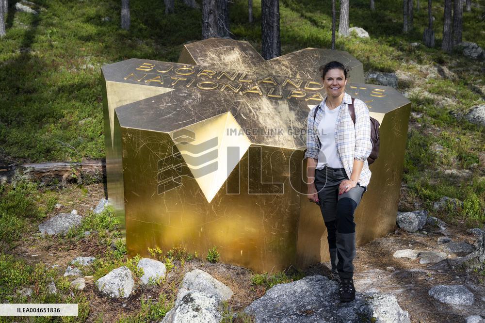 CROWN PRINCESS IN BJÖRNLANDETA NATURE RESERVE