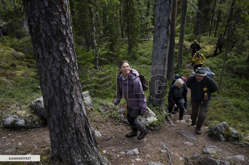 CROWN PRINCESS IN BJÖRNLANDETA NATURE RESERVE