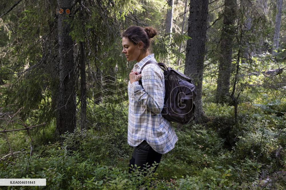 CROWN PRINCESS IN BJÖRNLANDETA NATURE RESERVE