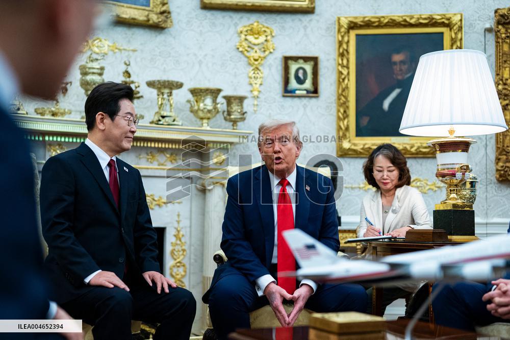 President Trump Meets With South Korean President Myung - DC